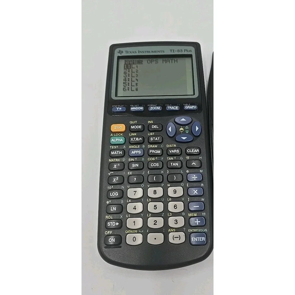 Texas Instruments TI-83 Plus Graphing Calculator - Black (83PL/TBL/1L1/A) - Picture 4 of 9